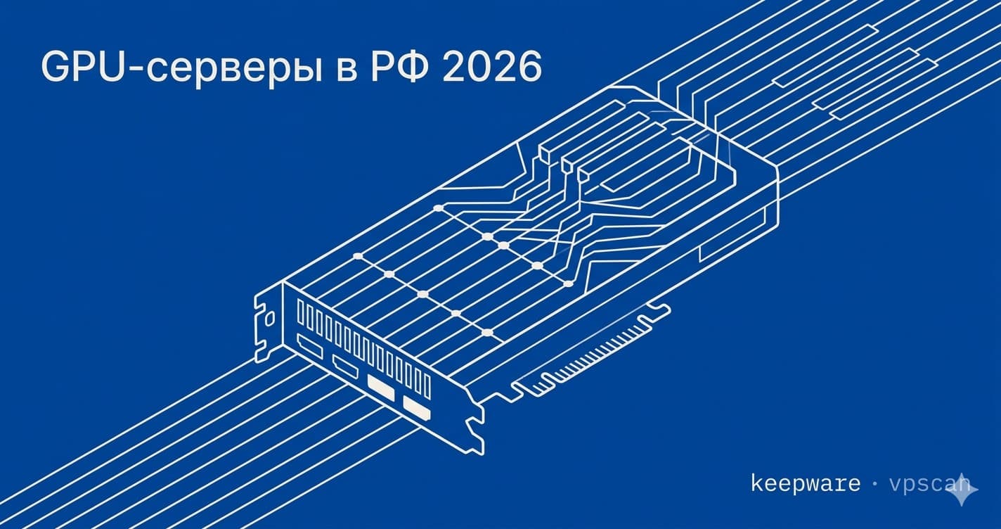 GPU-серверы в РФ 2026: 7 хостеров, 18 моделей, от 4 770 ₽